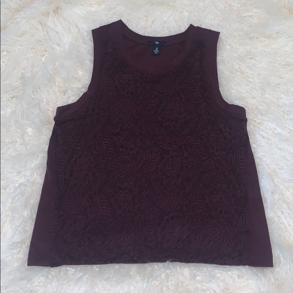 dark purple tank top